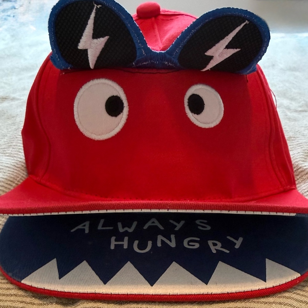 Red and Blue Kids Monster Hat